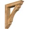 Ekena Millwork Olympic Traditional Rough Sawn Bracket w/ Offset Brace, Western Red Cedar, 8"W x 38"D x 44"H BKT0806X38X44OLY01RWR - alternate 1
